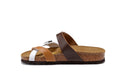 Birkenstock Mayari Sandal Brown & White Two-Tone Mix
