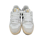 Lanvin CLAY SNEAKERS IN MESH AND LEATHER White/Black