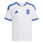 adidas 2026 Greece Youth Stadium Home Soccer Jersey (Custom)