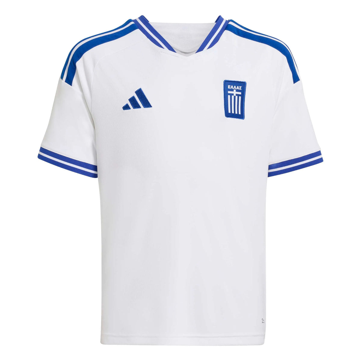 adidas 2026 Greece Youth Stadium Home Soccer Jersey (Custom)