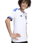 adidas 2026 Greece Youth Stadium Home Soccer Jersey (Custom)
