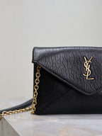 Prada Calypso Bag 19cm Black Elephant Leather