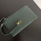 BV Large Cabat Bag 51cm Green Leather GHW