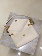 Prada Calypso Bag 19cm White Elephant Leather