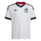 adidas 2026 Mexico Youth Stadium Away Soccer Jersey (Custom)
