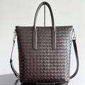 BV 25 Zipped North-South Tote 33.5cm Fondant Intrecciato Leather