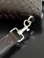 BV 25 Zipped North-South Tote 33.5cm Fondant Intrecciato Leather