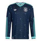 adidas 2026 Germany Men's Authentic Away Long-Sleeve Soccer Jersey (Custom)