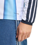 adidas 2026 Argentina Men's Stadium Home Long-Sleeve Soccer Jersey （Custom）