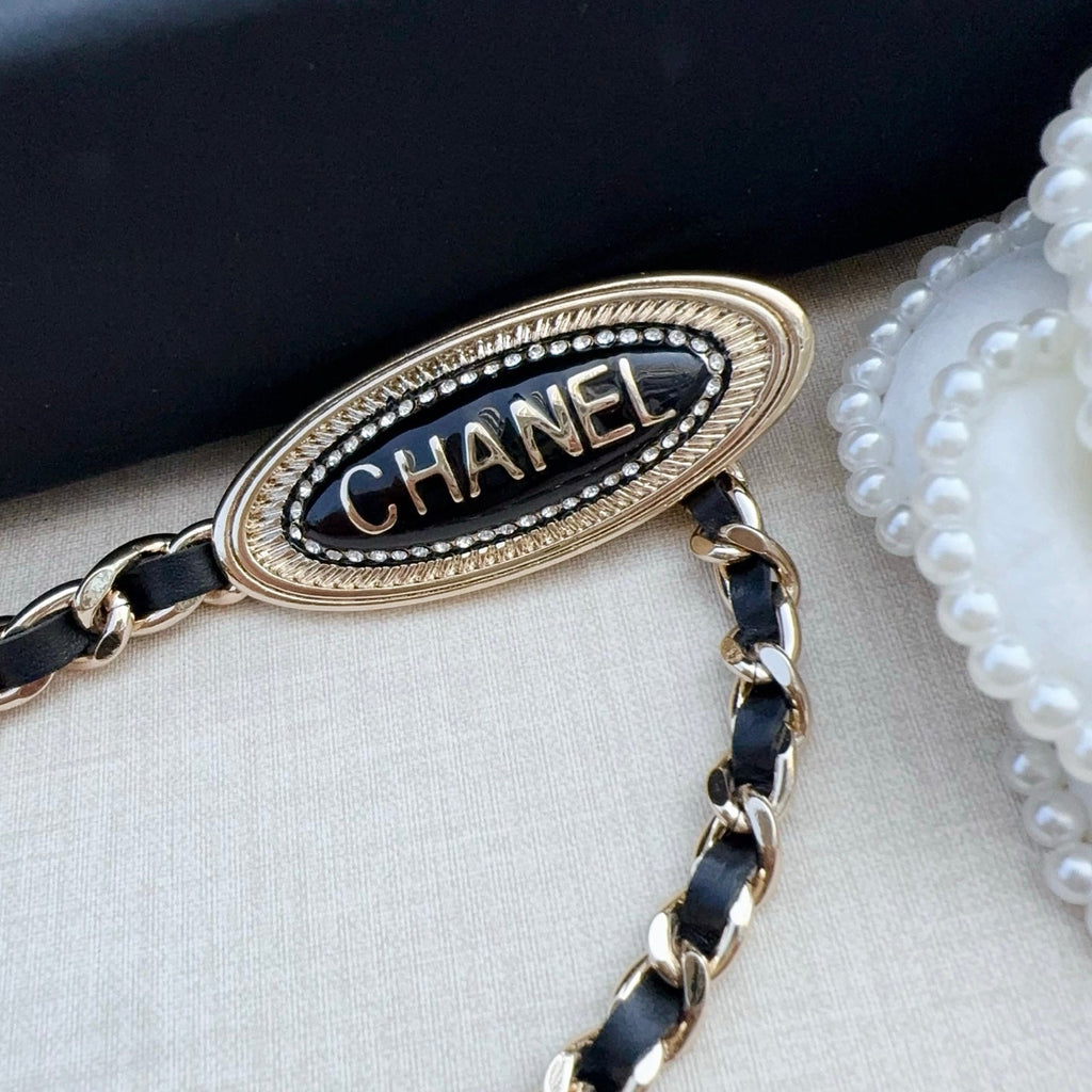 CC Waist Chain With Leather 199996