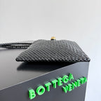 BV Tosca Bag 17cm Black Intrecciato Leather GHW