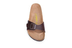Birkenstock Madrid Slide Sandal Dark Brown
