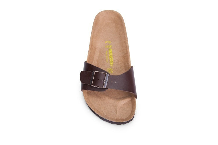 Birkenstock Madrid Slide Sandal Dark Brown
