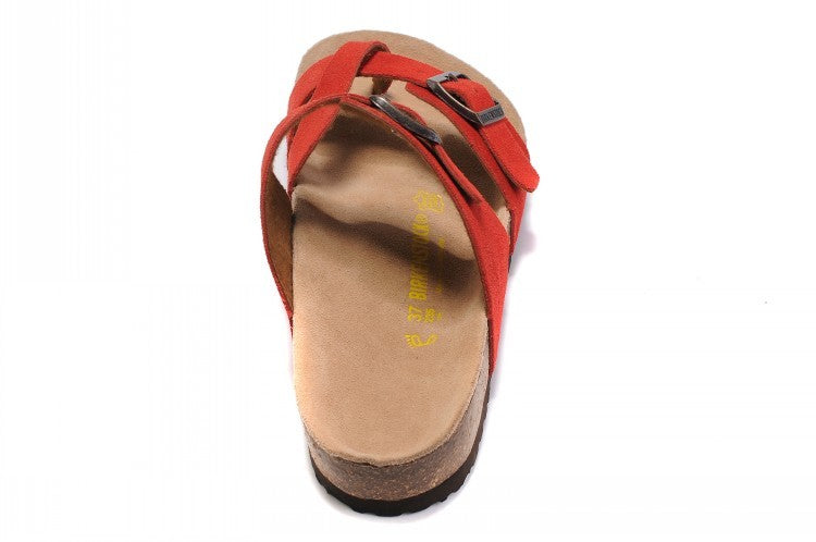 Birkenstock Mayari Sandal Red Suede