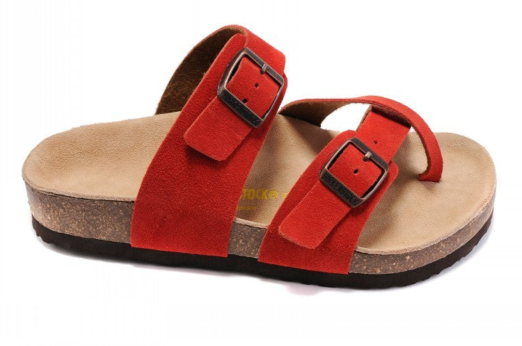 Birkenstock Mayari Sandal Red Suede