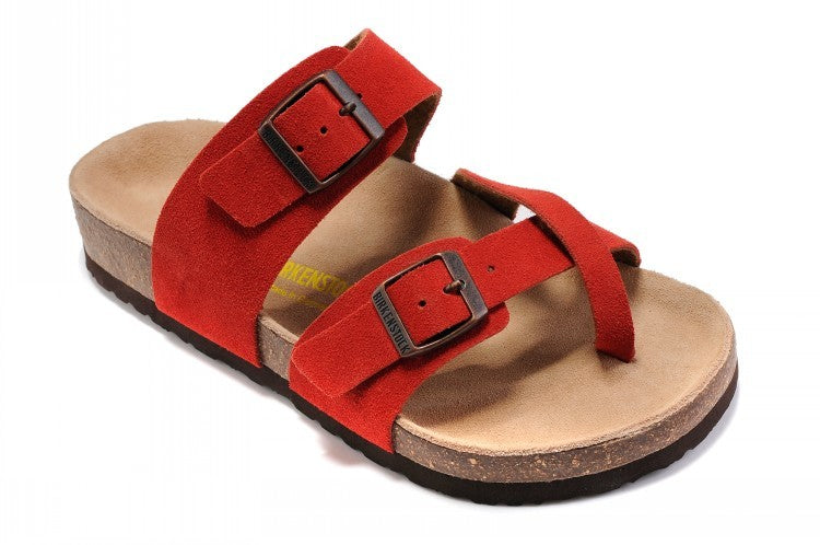 Birkenstock Mayari Sandal Red Suede
