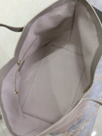 Prada Y Tote Bag Gray Suede