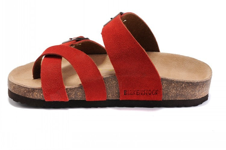 Birkenstock Mayari Sandal Red Suede