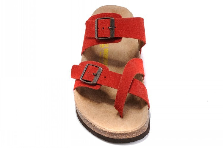 Birkenstock Mayari Sandal Red Suede