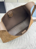Prada Cleo Crossbodybag 40cm Brown Nubuck Leather