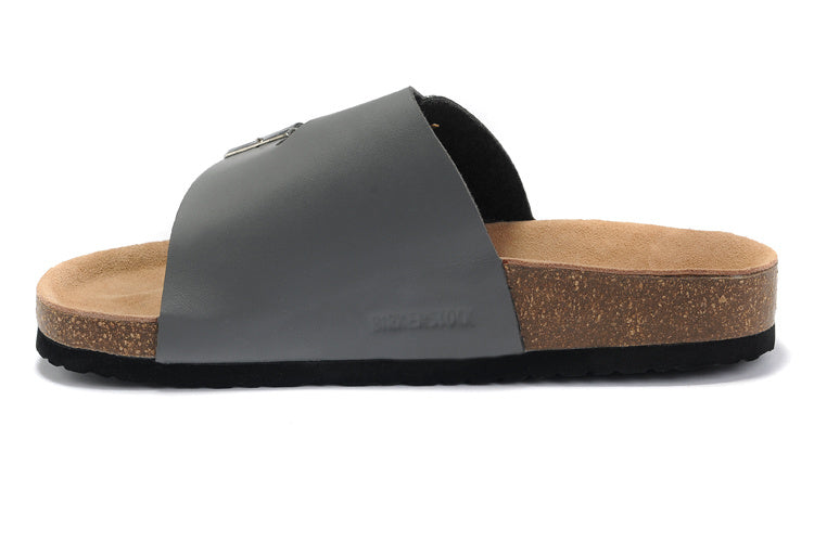 Birkenstock Arizona Slide Sandal Gray