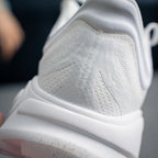 HOKA Bondi 9 "Triple White" Low-Top Max Cushion Everyday Running Sneakers