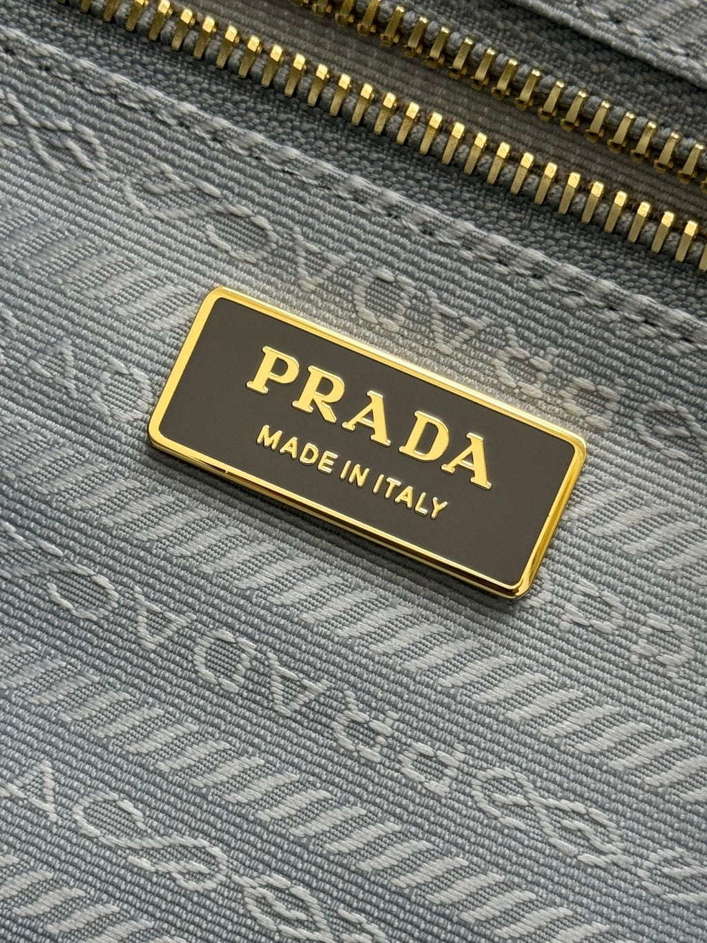 Prada Bonnie Extra-Large 42cm Grey Calfskin