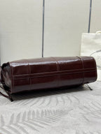 Prada Bonnie Extra-Large 42cm Dark Burdundy Calfskin