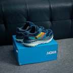 HOKA "Navy Rainbow" Lifestyle Sneakers
