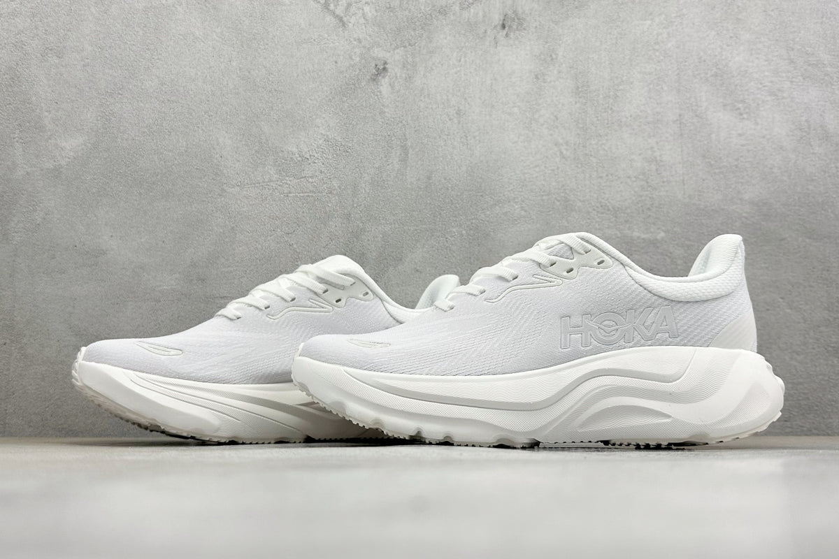 HOKA Arahi 8 Triple White Stability Road Running Shoes