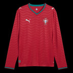 Puma 2026 Portugal Men's Stadium Home Long-Sleeve Soccer Jersey