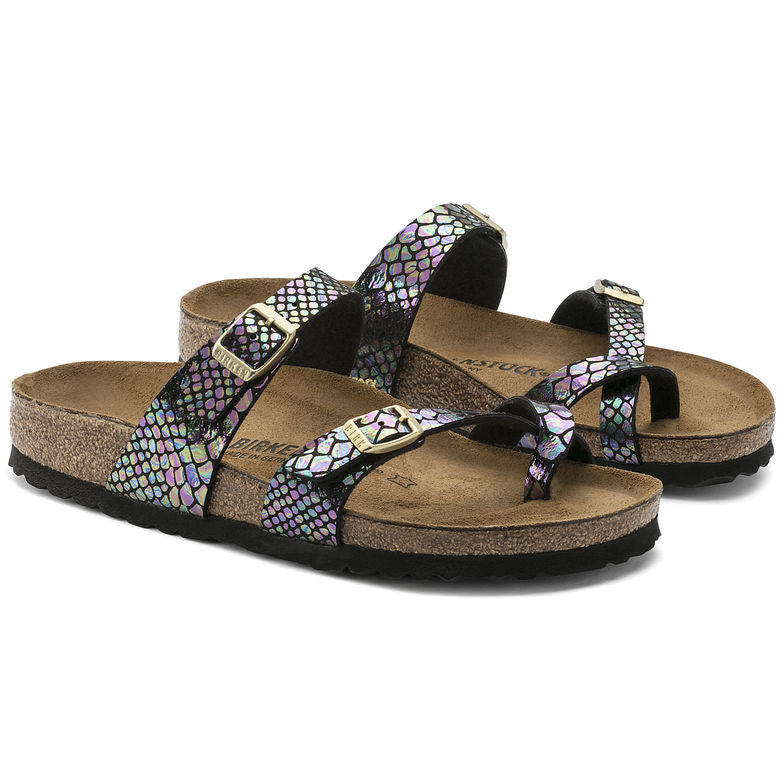 Birkenstock Mayari Sandal Shiny Snake Print / Iridescent Python