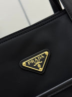 Prada Re-Edition 1978 Tote Bag 35cm Black Re-Nylon& Saffiano Leather