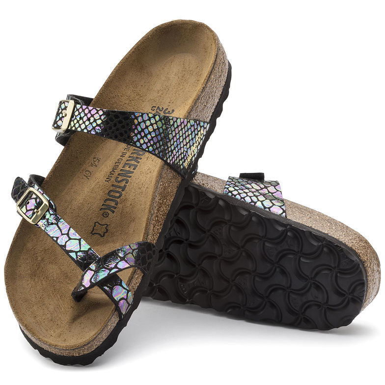 Birkenstock Mayari Sandal Shiny Snake Print / Iridescent Python