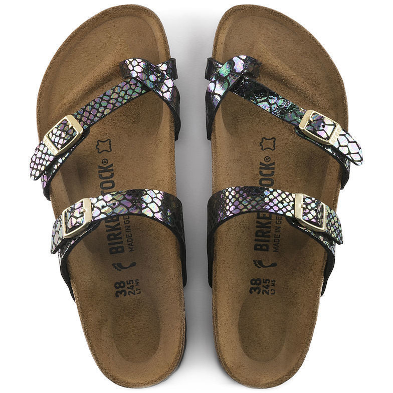 Birkenstock Mayari Sandal Shiny Snake Print / Iridescent Python