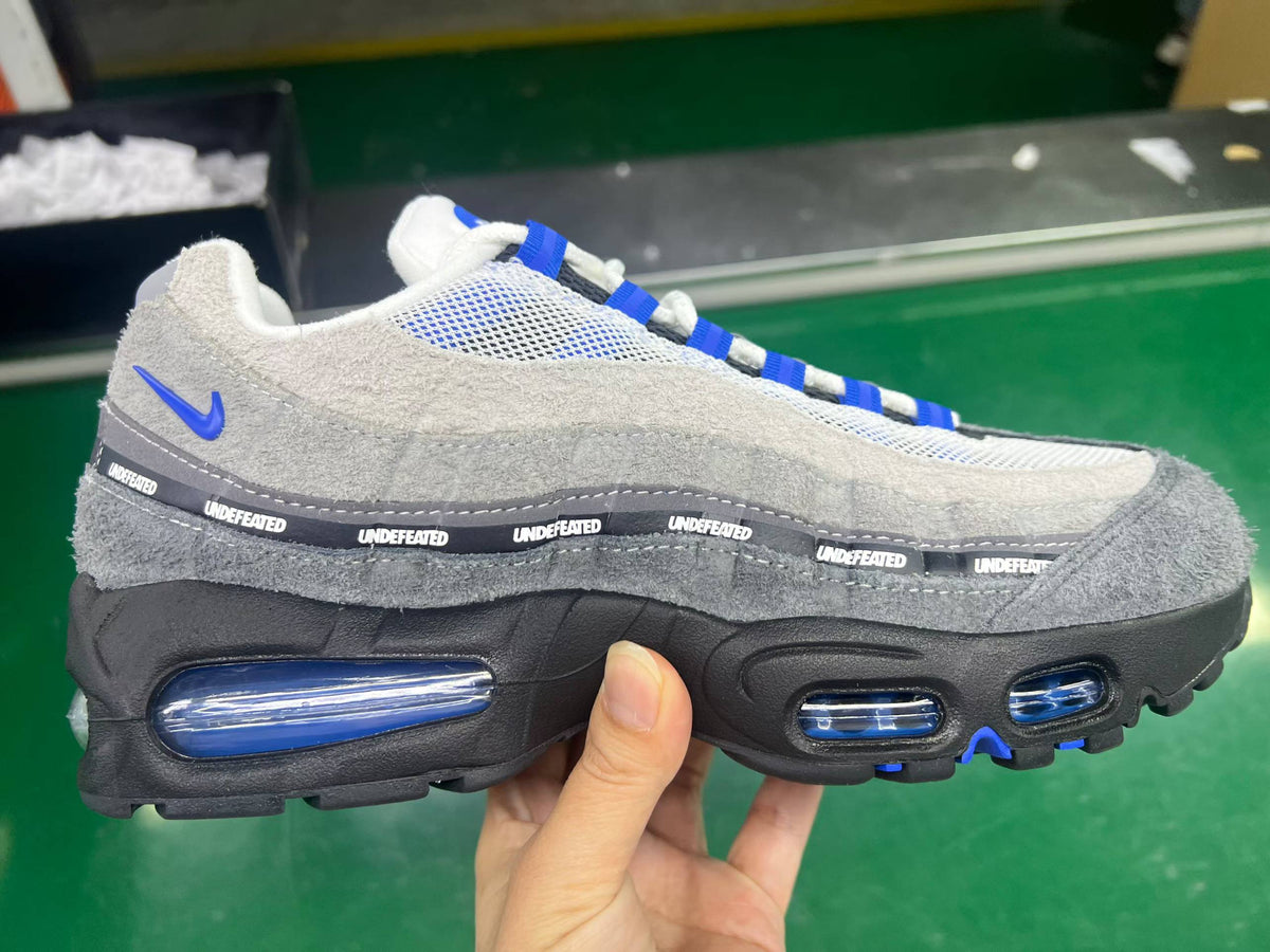 BCFC Retro Gray Blue Air Cushion Casual Sneakers