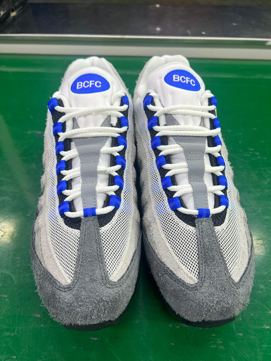 BCFC Retro Gray Blue Air Cushion Casual Sneakers