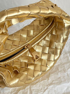 mini jodie 28 gold metalic lambskin