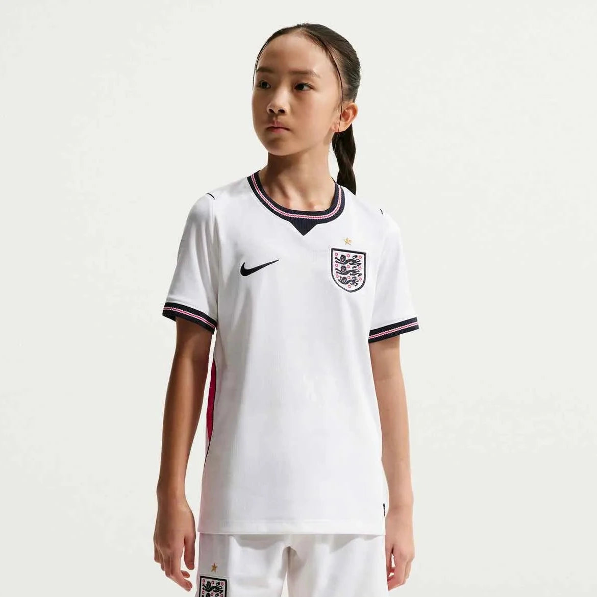Nike 2026 England Youth Stadium Home Soccer Jersey (Custom)