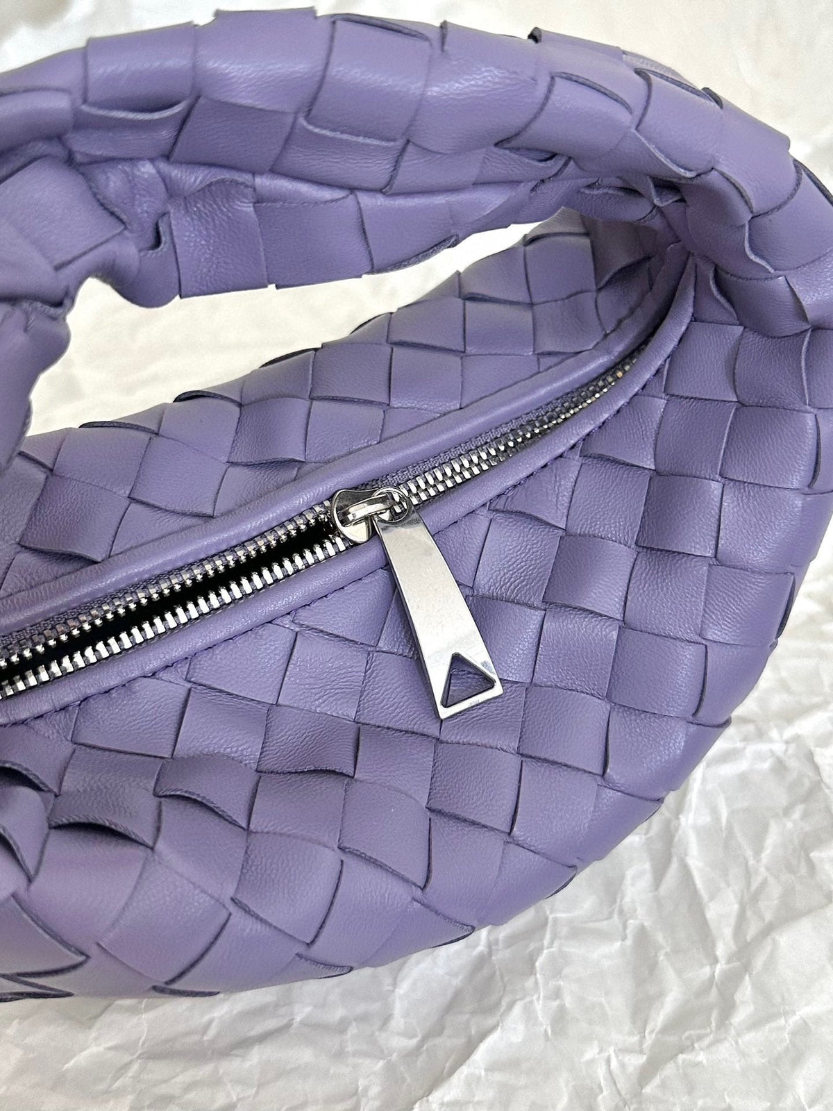 mini jodie 28 purple lambskin