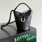 BV 25S Small Liberta Bag 22cm Black Calfskin GHW