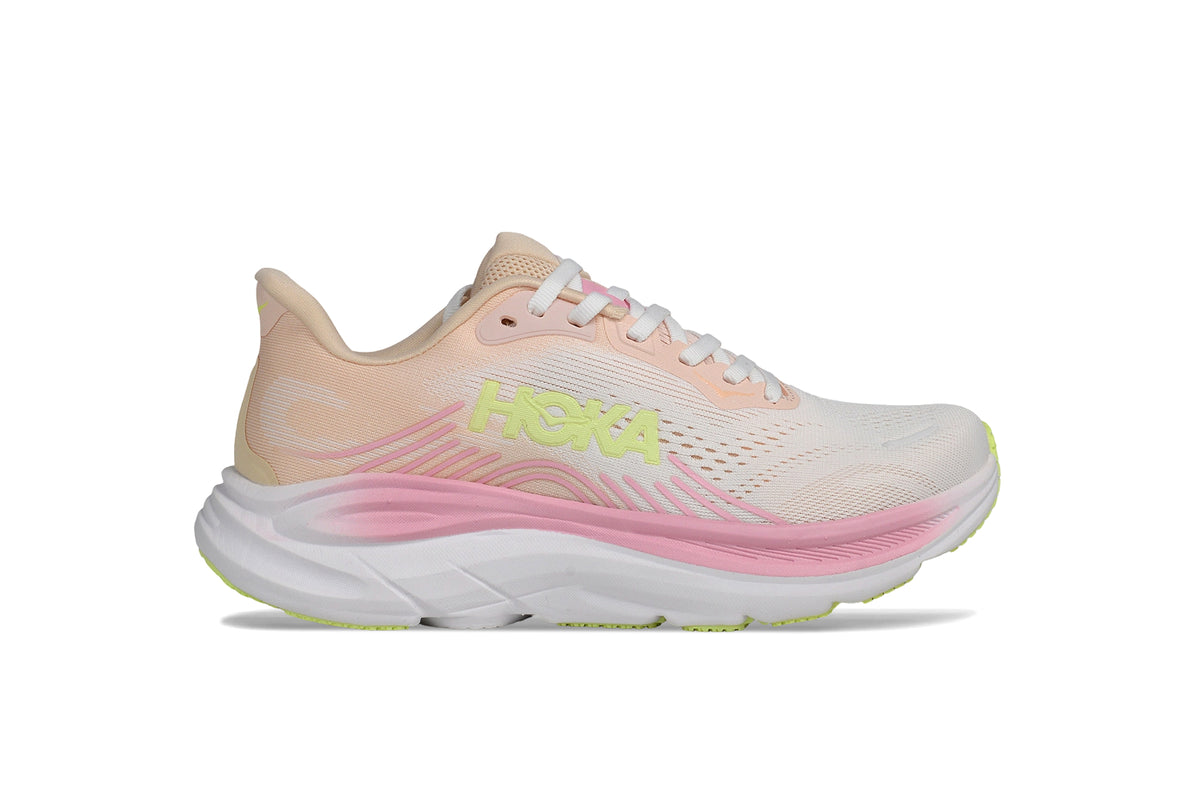 HOKA Clifton 11 "Alabaster / Neon Fuchsia"