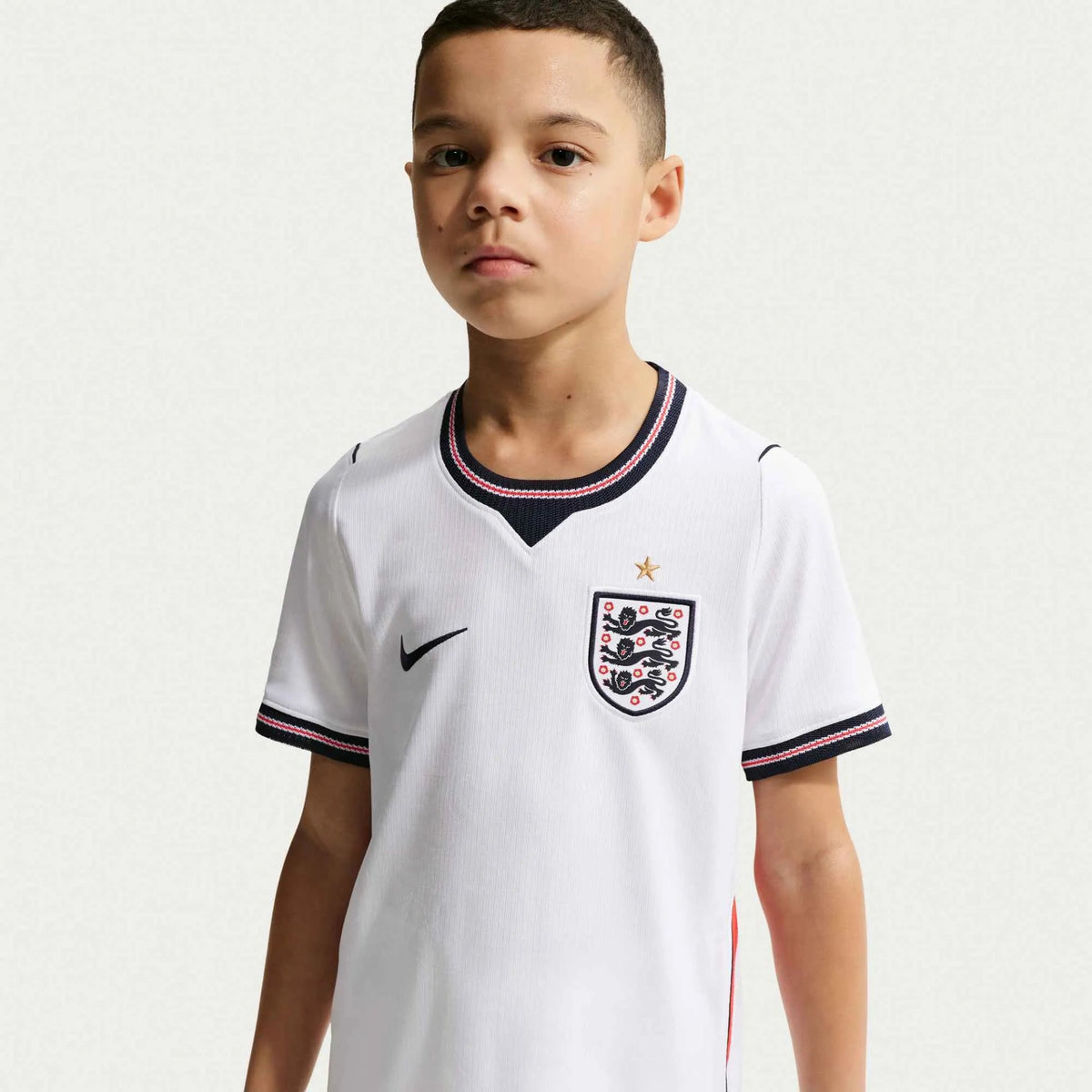 Nike 2026 England Youth Stadium Home Soccer Jersey (Custom)