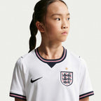 Nike 2026 England Youth Stadium Home Soccer Jersey (Custom)