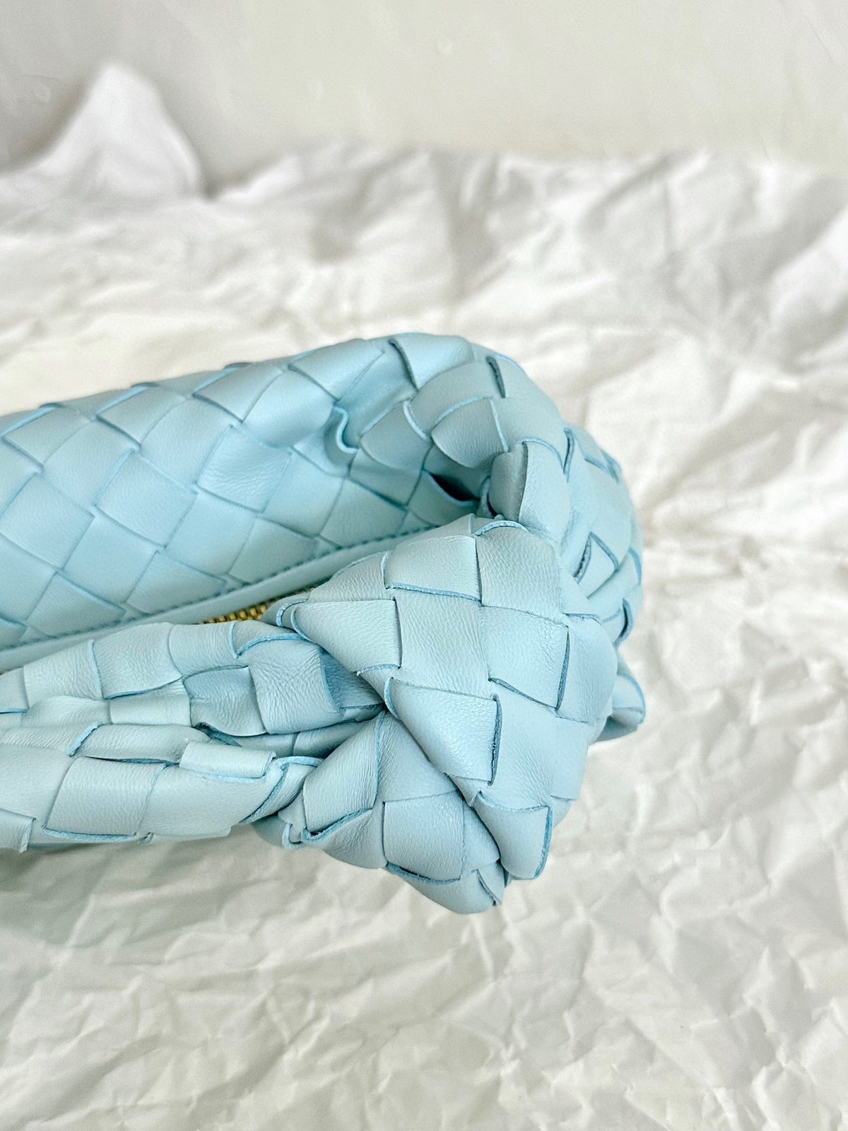 mini jodie 28 cloud blue lambskin