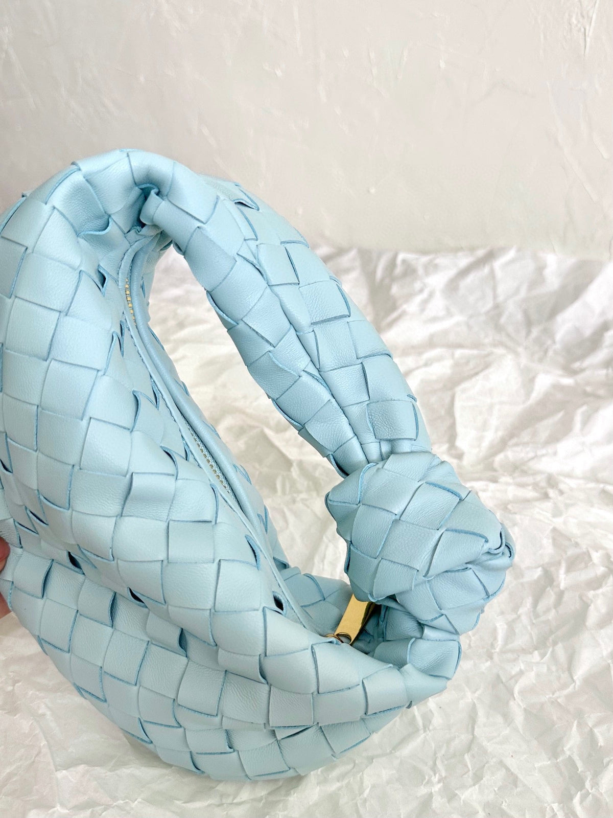 mini jodie 28 cloud blue lambskin