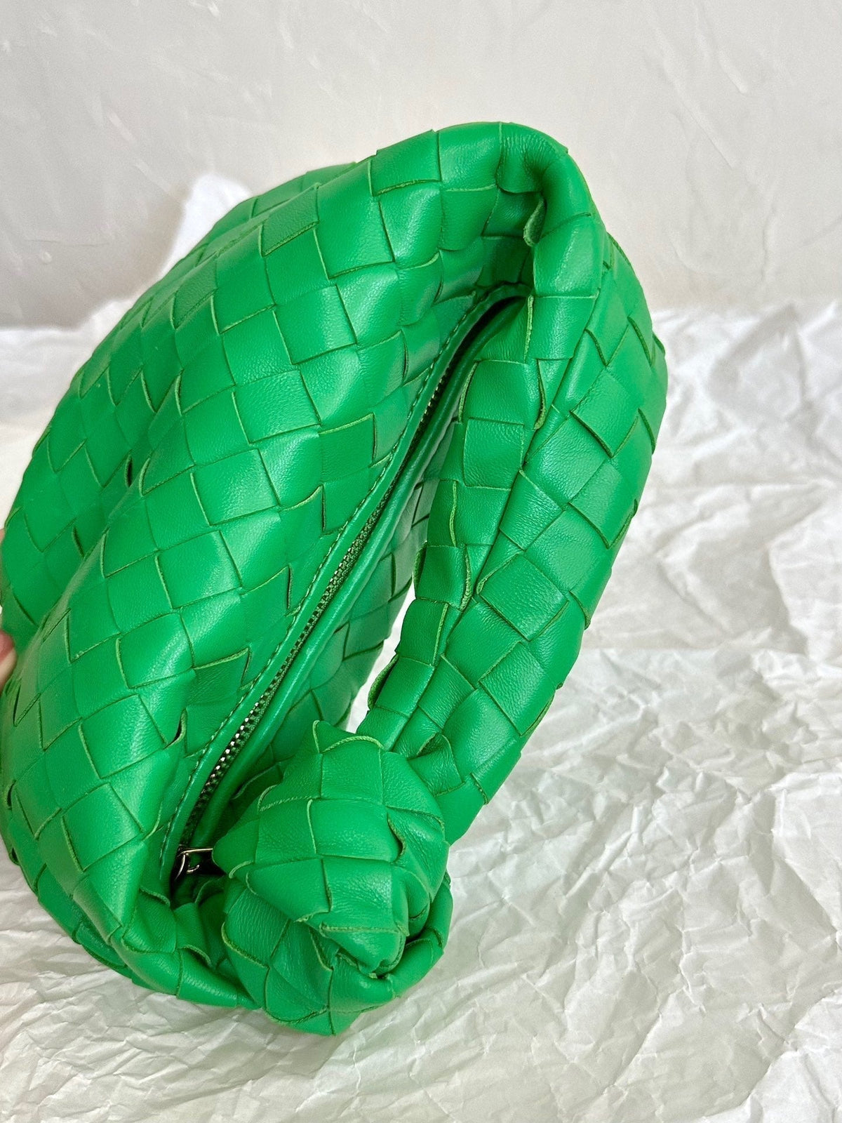 mini jodie 28 green lambskin