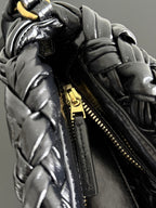 BV Kalimero chacha Bag 28.5cm Black Leather