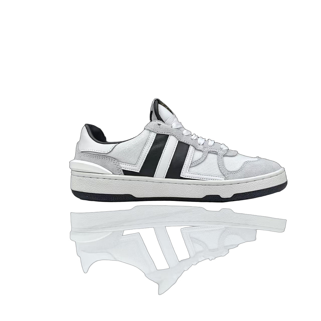 Lanvin Clay Low-Top Sneakers "White/Black"