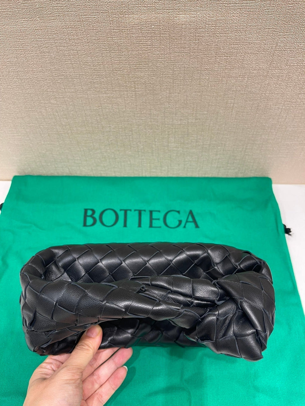 mini jodie 28 black lambskin